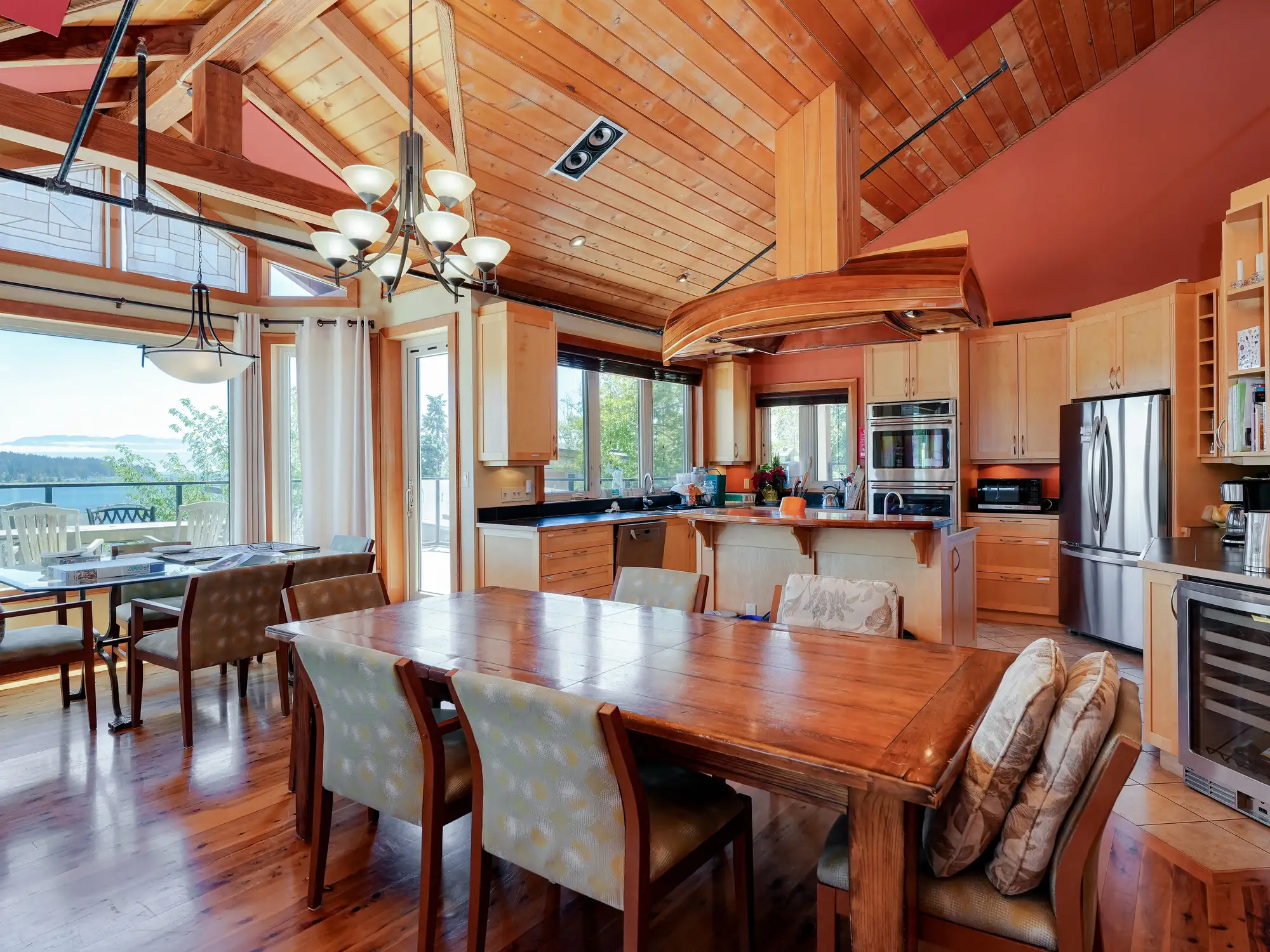 Common House Dining Area at Harbourside Cohousing Sooke