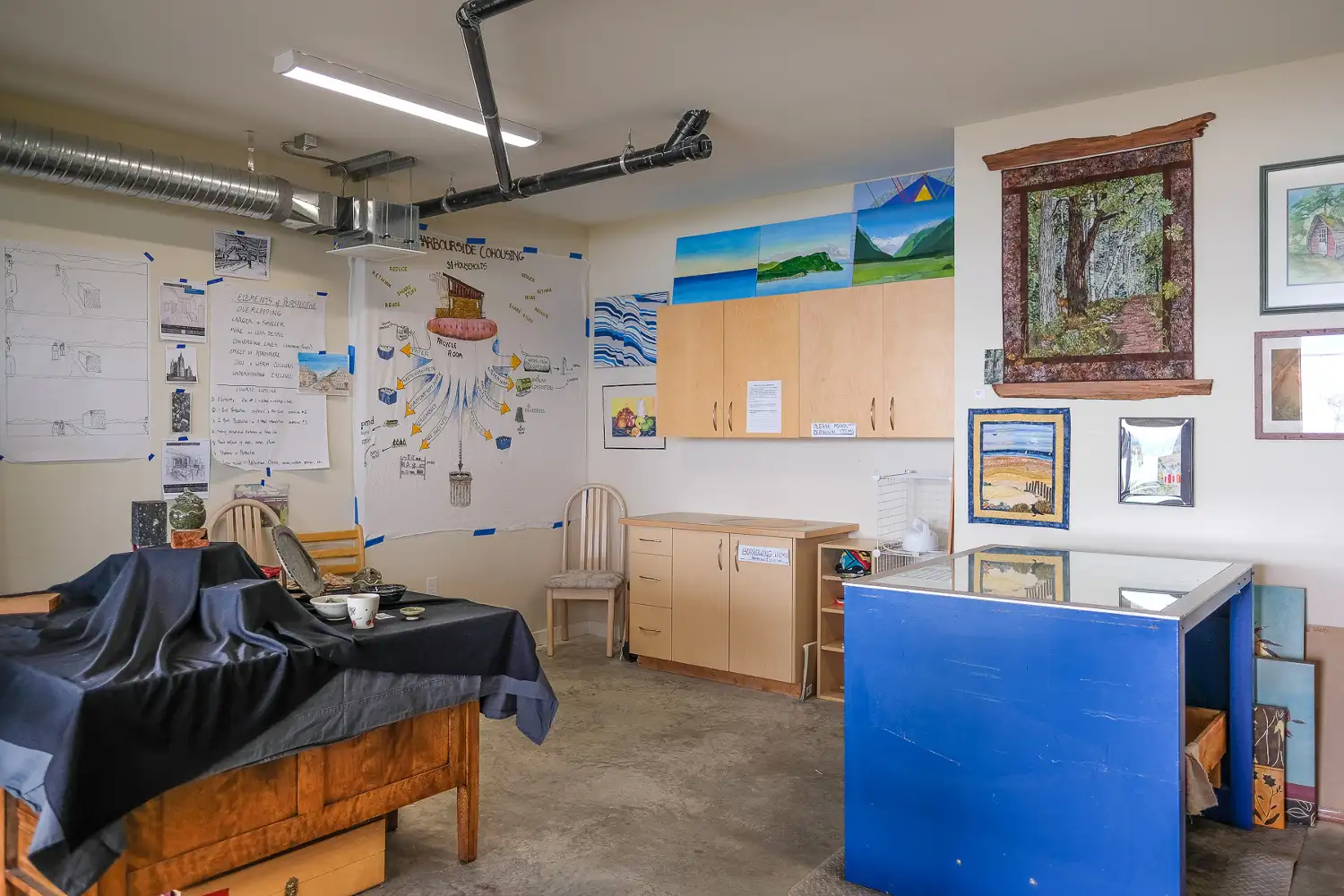 Art Room at Harbourside Cohousing Sooke
