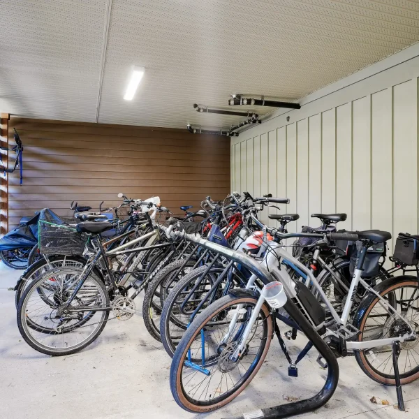 Bicycle Storage at Harbourside Cohousing Sooke