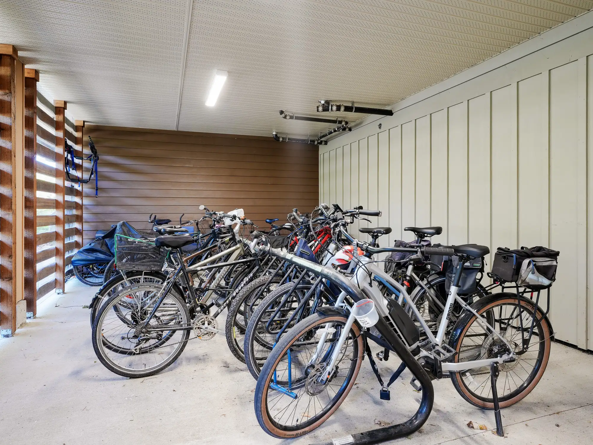 Bicycle Storage at Harbourside Cohousing Sooke