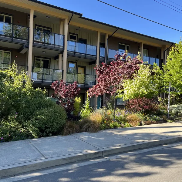 Frontage at Harbourside Cohousing Sooke