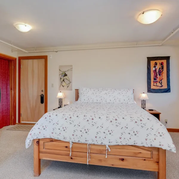 East Guest Room at Harbourside Cohousing Sooke