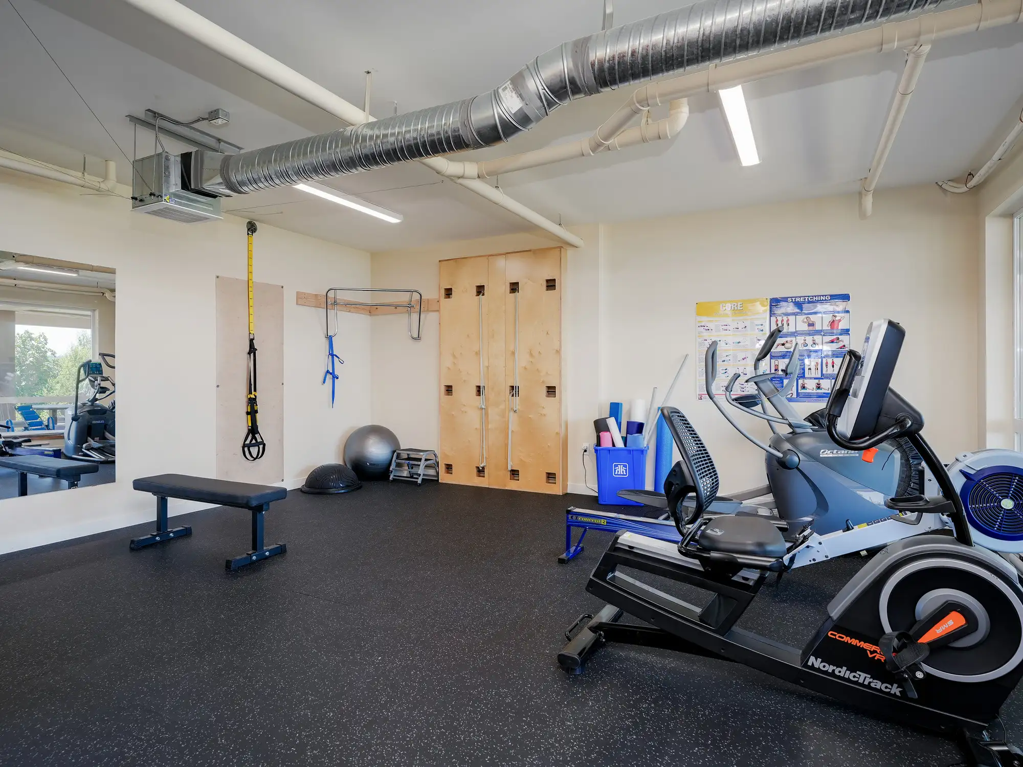 Gym at Harbourside Cohousing Sooke