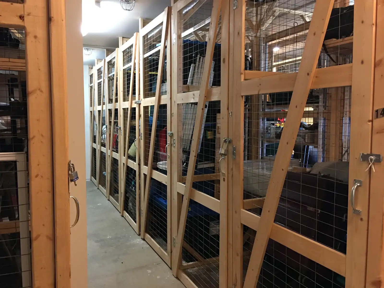 Storage Lockers at Harbourside Cohousing