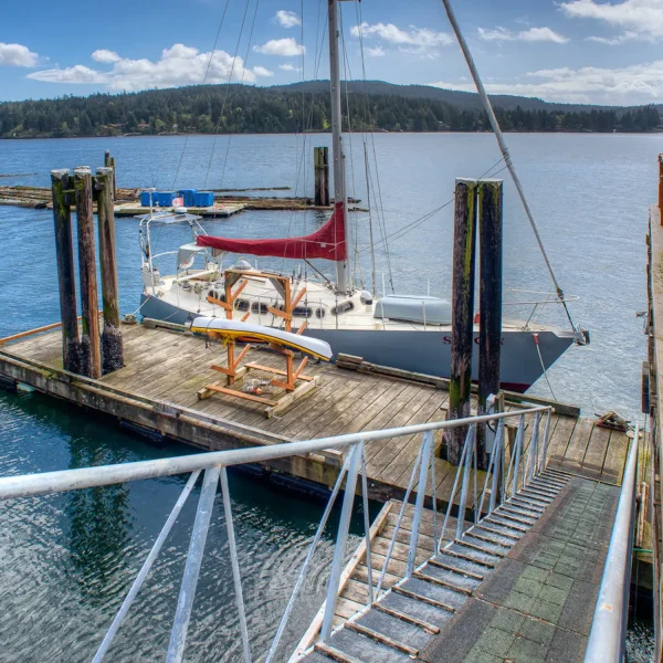 Wharf at Harbourside Cohousing Sooke