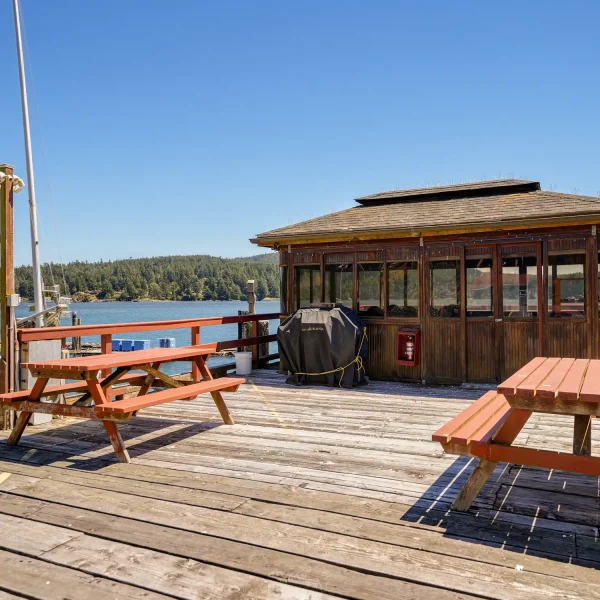 Wharf Gazebo at Harbourside Cohousing Sooke
