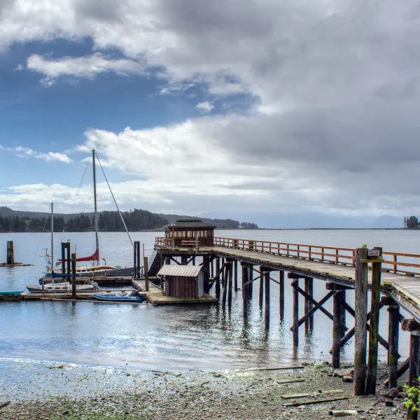 Wharf at Harbourside Cohousing Sooke